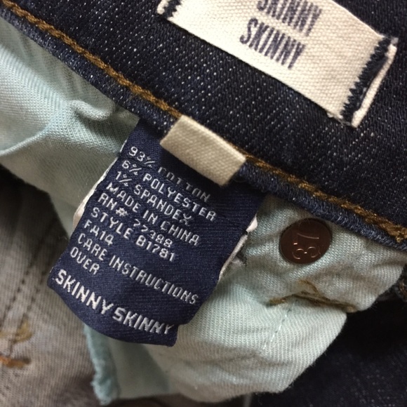 Madewell Skinny Jeans In Waterfall Wash Size 26 - Picture 4 of 7